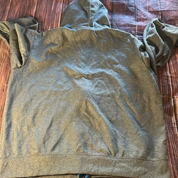 Dallas Cowboys 2XL Grey Zip Up Jacket with Hood - Picture 4 of 4